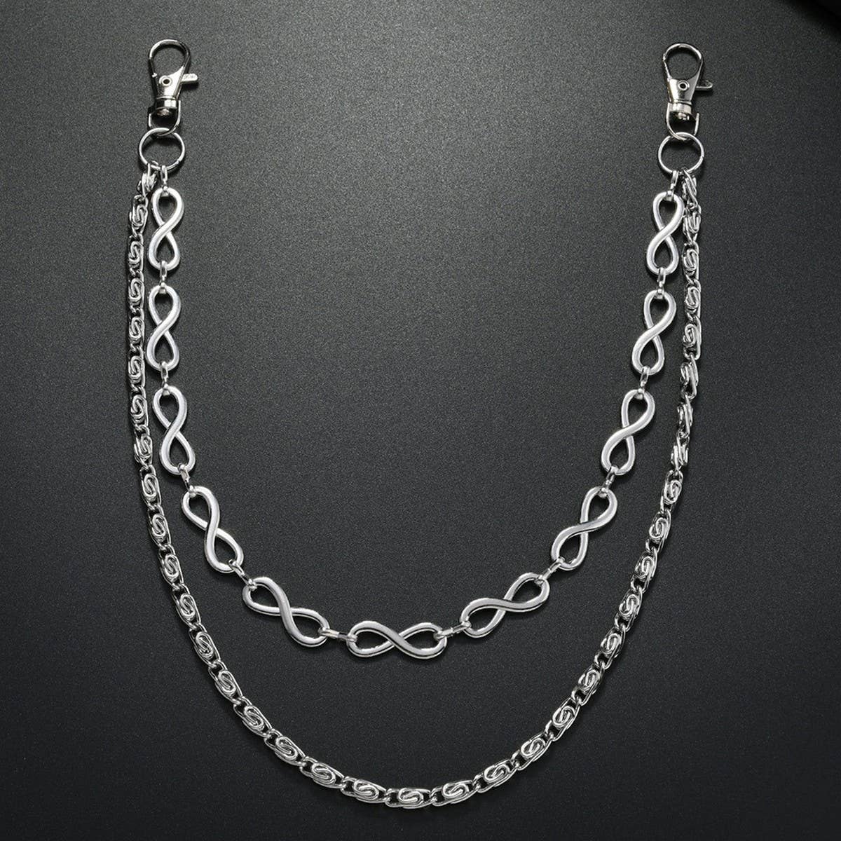 PERSONALITY SIMPLE MULTI-LAYER JEANS CHAIN_CWMM4885