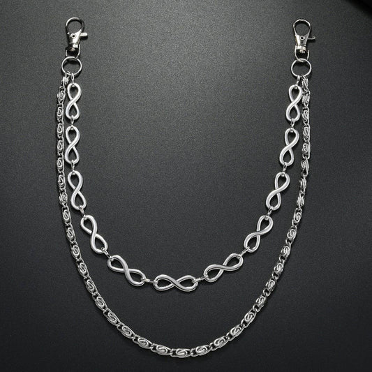 PERSONALITY SIMPLE MULTI-LAYER JEANS CHAIN_CWMM4885