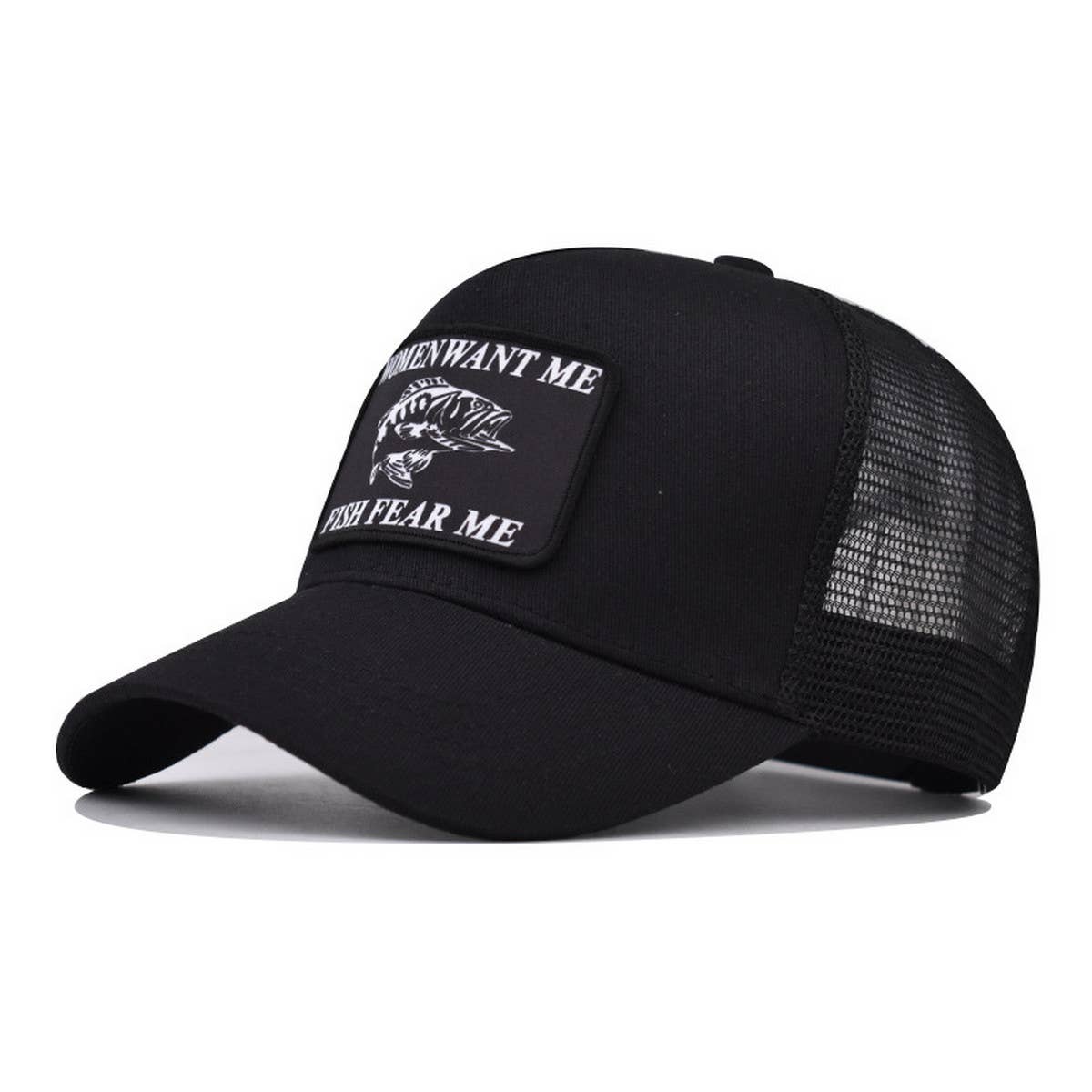 ANIMAL EMBROIDERED BREATHABLE MESH TRUCKER HAT_CWAH1359