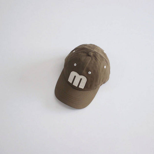 Kids¡¯ Big M Letter Baseball Cap ? Trendy Sun Hat CWAH2899