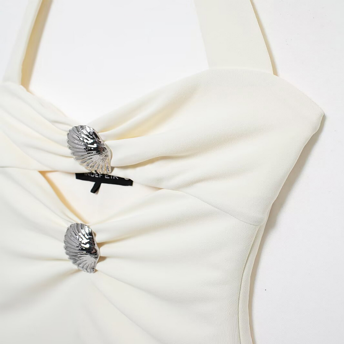 Halter Neck Top ? Shell Accent French Design