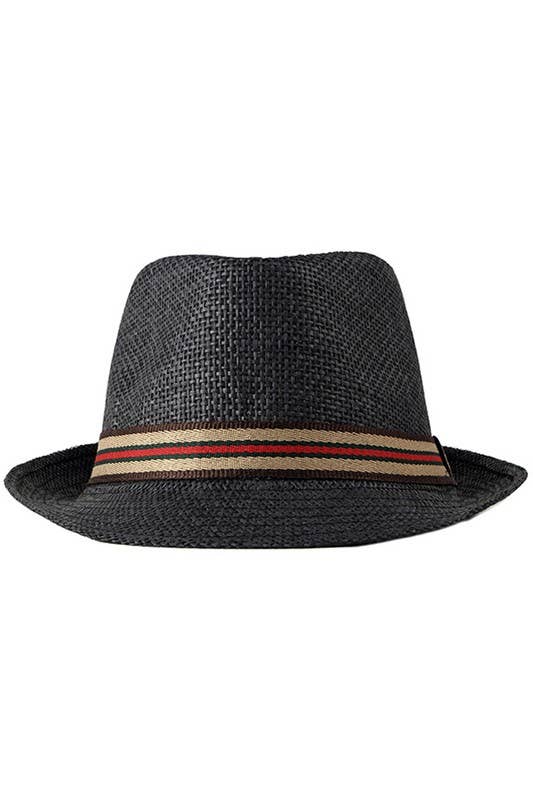STRAW SUNSHADE BEACH FEDORA_CWAH057