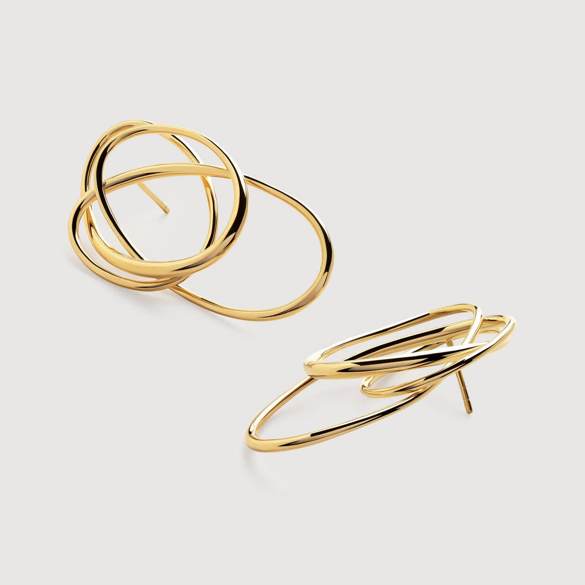 Irregular Lines Design Popular Exquisite Earrings