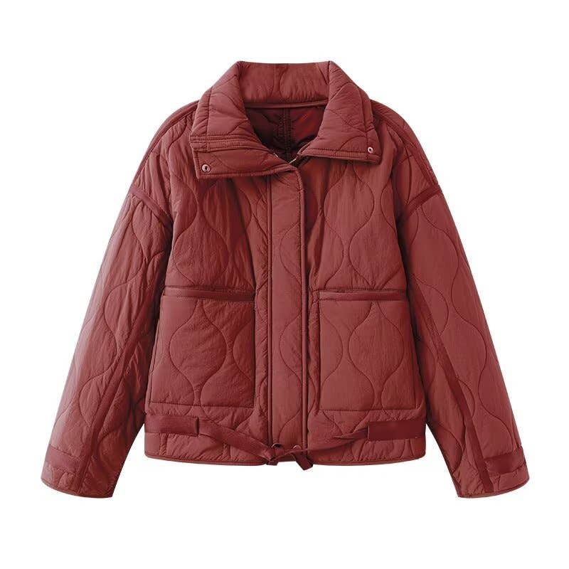 Street fashion casual jacket, cotton-padded coat