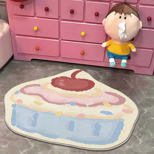 Cartoon Cake Mat, Cozy Rug for Bedroom & Bath_CWMM7506