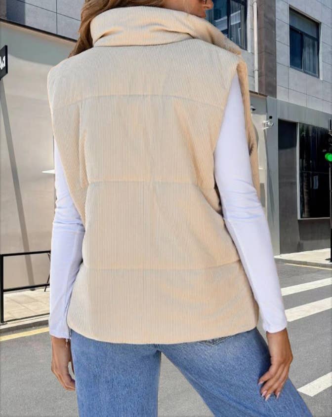 SOLID COLOR ALL-IN-ONE SLEEVELESS WAISTCOAT