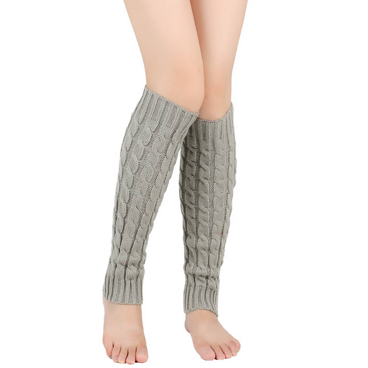 CWMS0811_Winter Warm Knitted Twist Leg Warmers