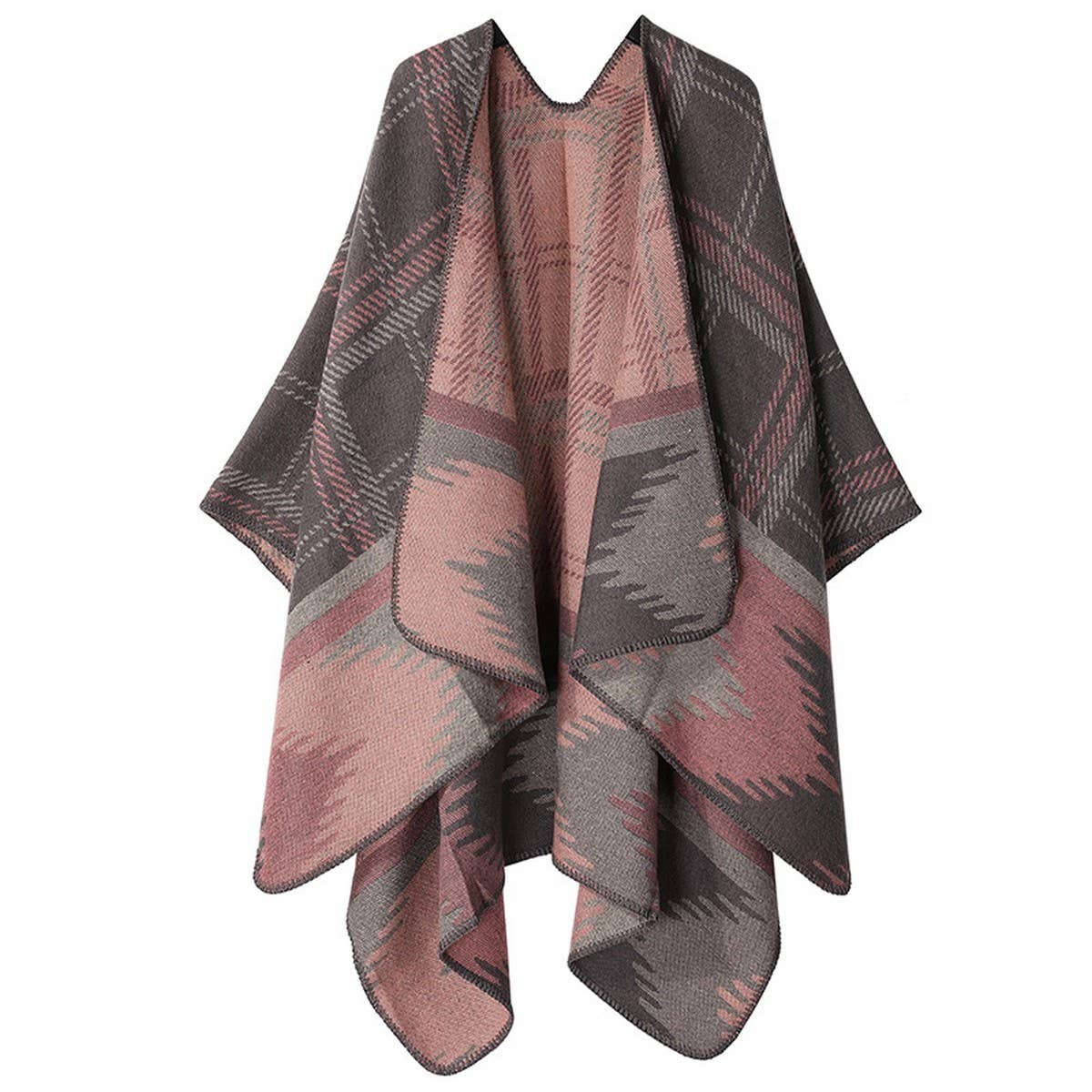 SHAWL FASHION ALL-MATCH THICK BLANKET CAPE CLOAK