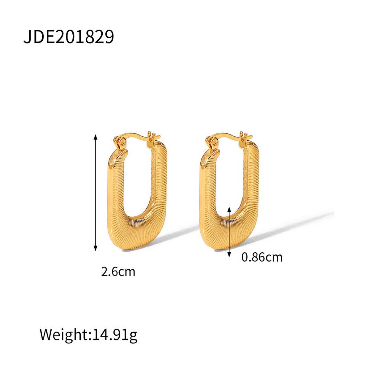 PERSONALIZED HIGH-END GOLD PIGMENT HOOP EARRINGS_CWMM2350