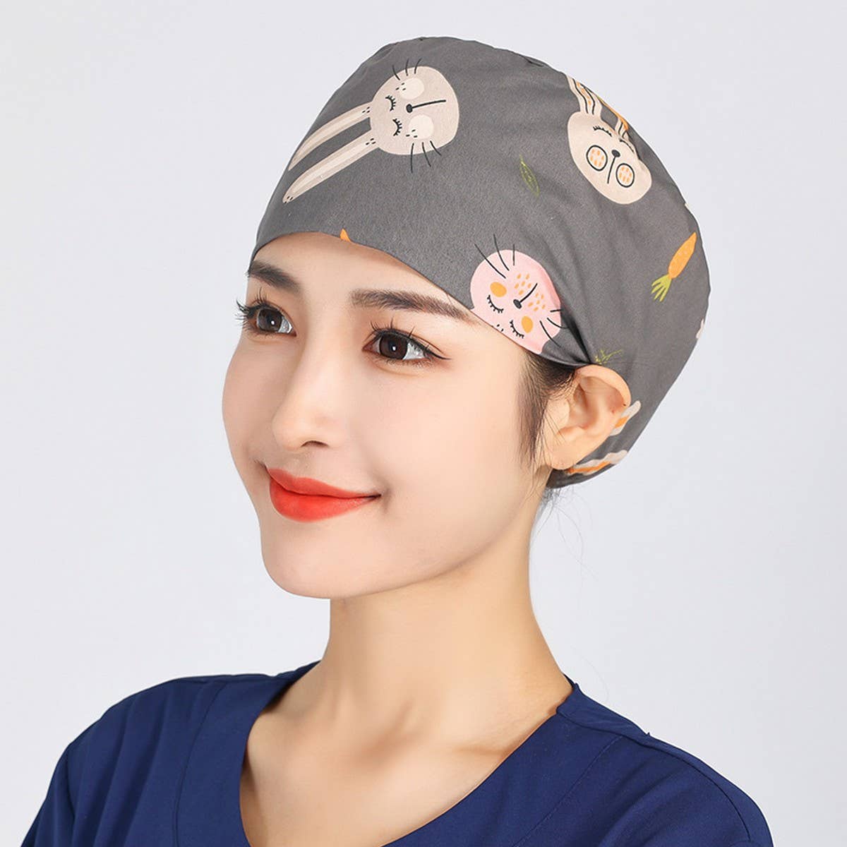 OPERATING ROOM ROUND HAT CARTOON THIN COTTON HAT_CWAH3384