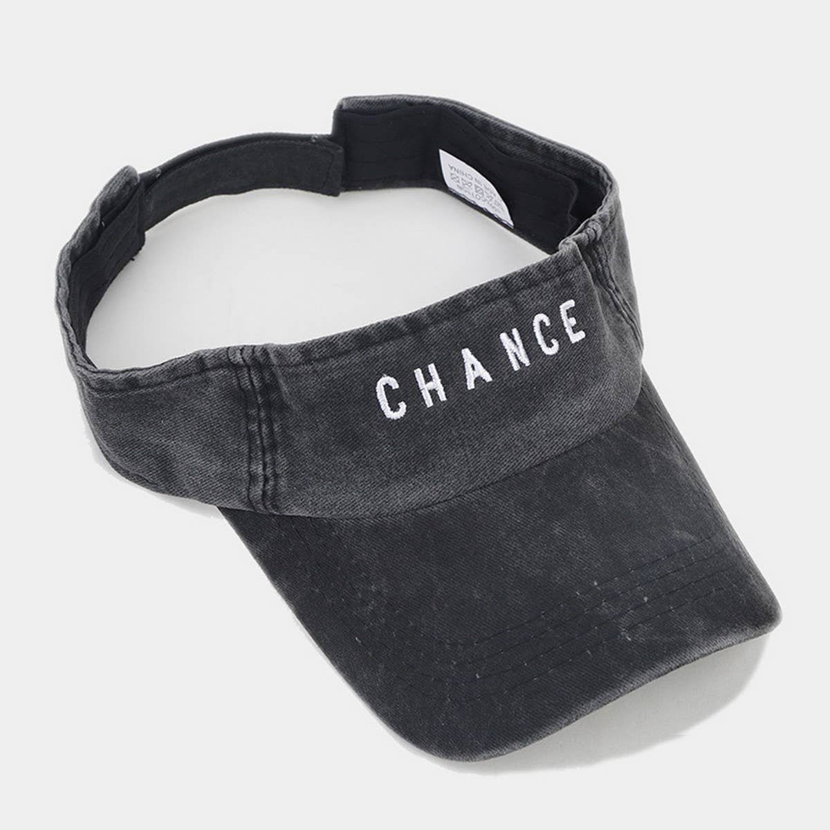 Embroidered Letter Visor Hat -Summer Sunshade Cap_CWAH3304