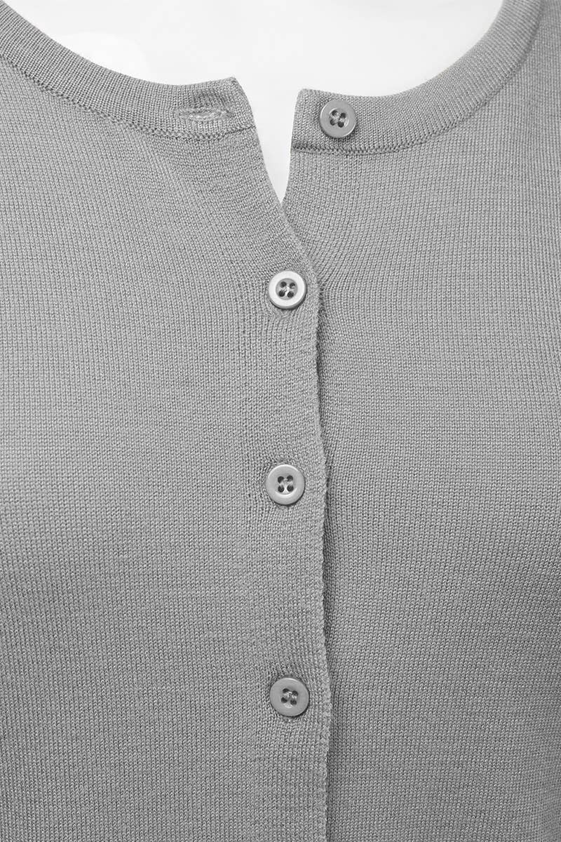 AWOCAL310_Button Down Soft Knit Long Sleeve Cardigan Sweater