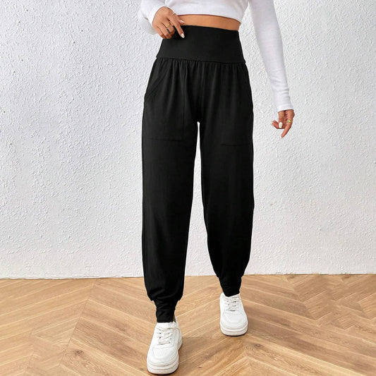 HIGH-WAISTED LEGGINGS WITH SLIM LEGS