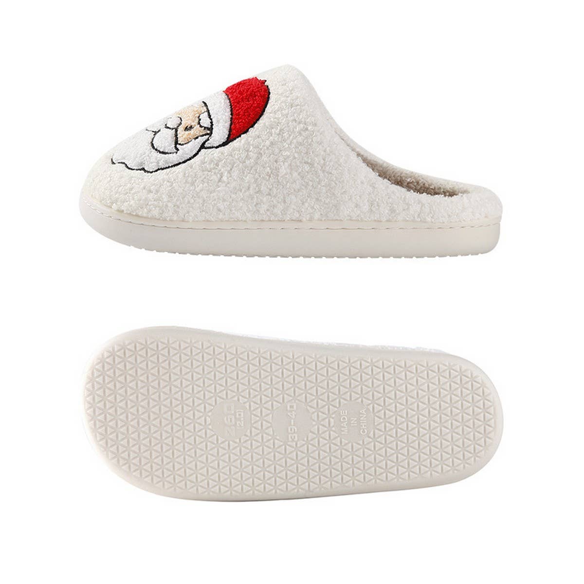 NEW WARM WINTER SANTA CLAUS SLIPPERS_CWSHS0753