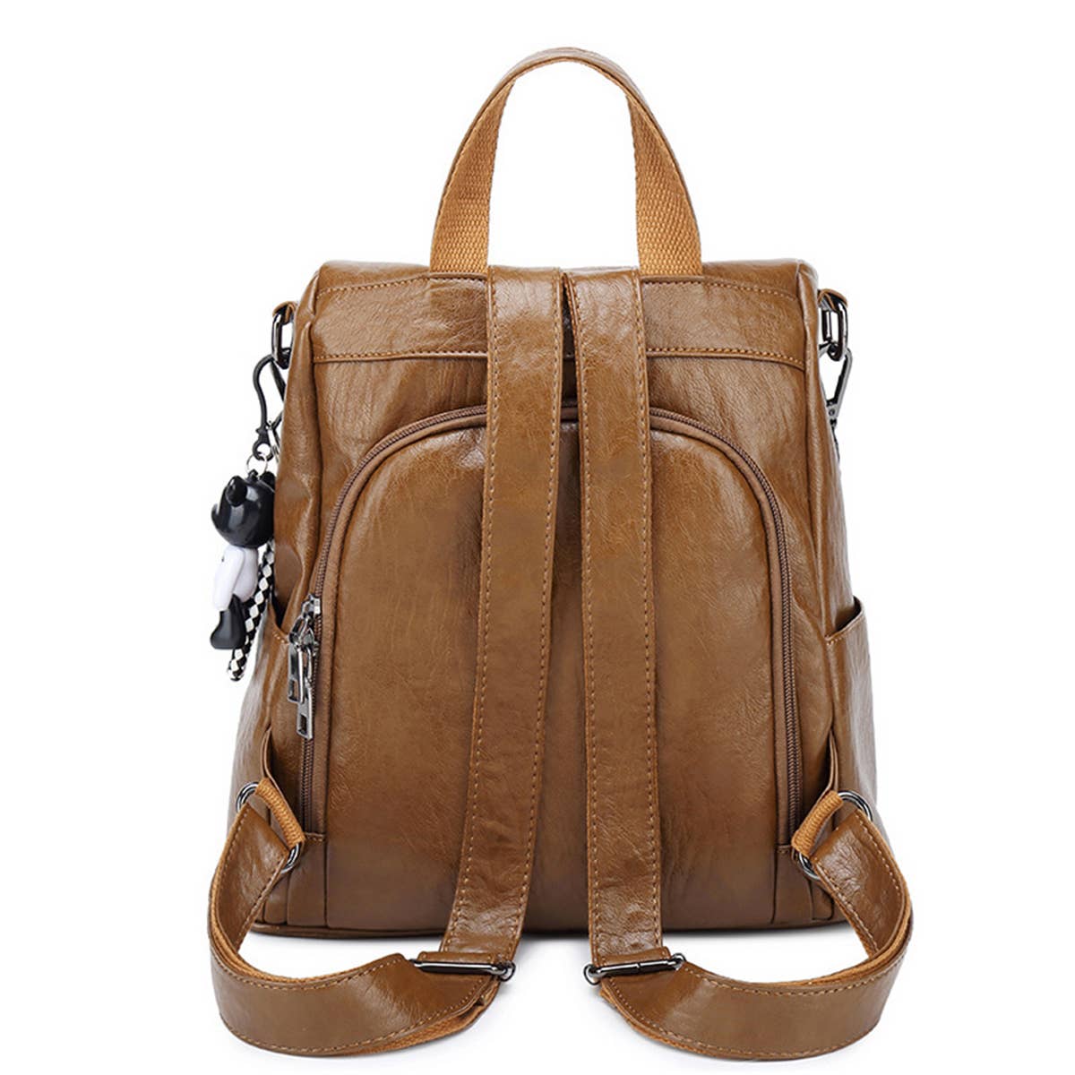 LEATHER BACKPACK WOMEN BOW DECORATION CROSSBODY BAG_CWAB0721