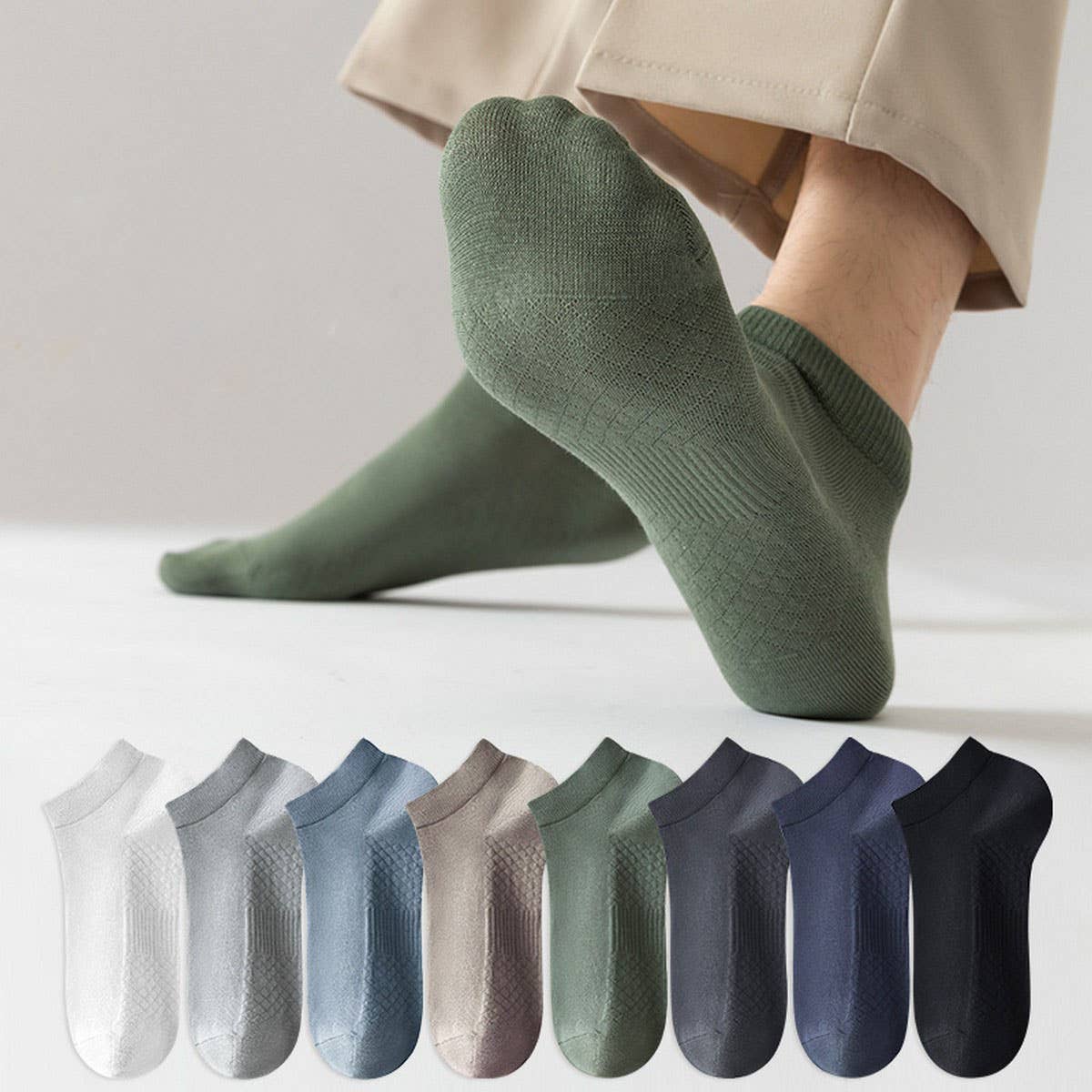 DEODORANT AND SWEAT-WICKING MEN'S SOCKS