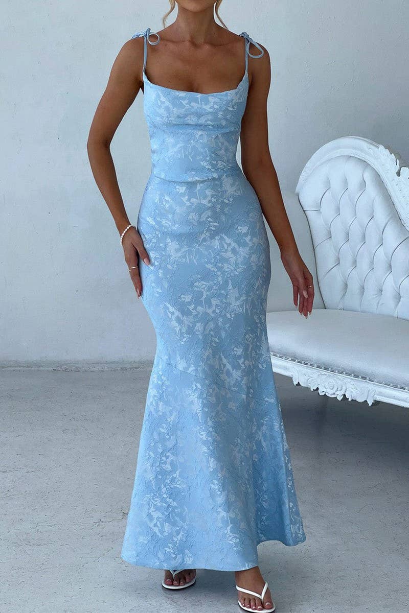 CWDHL0876_ELEGANT HIP-HUGGING SLING EVENING DRESS