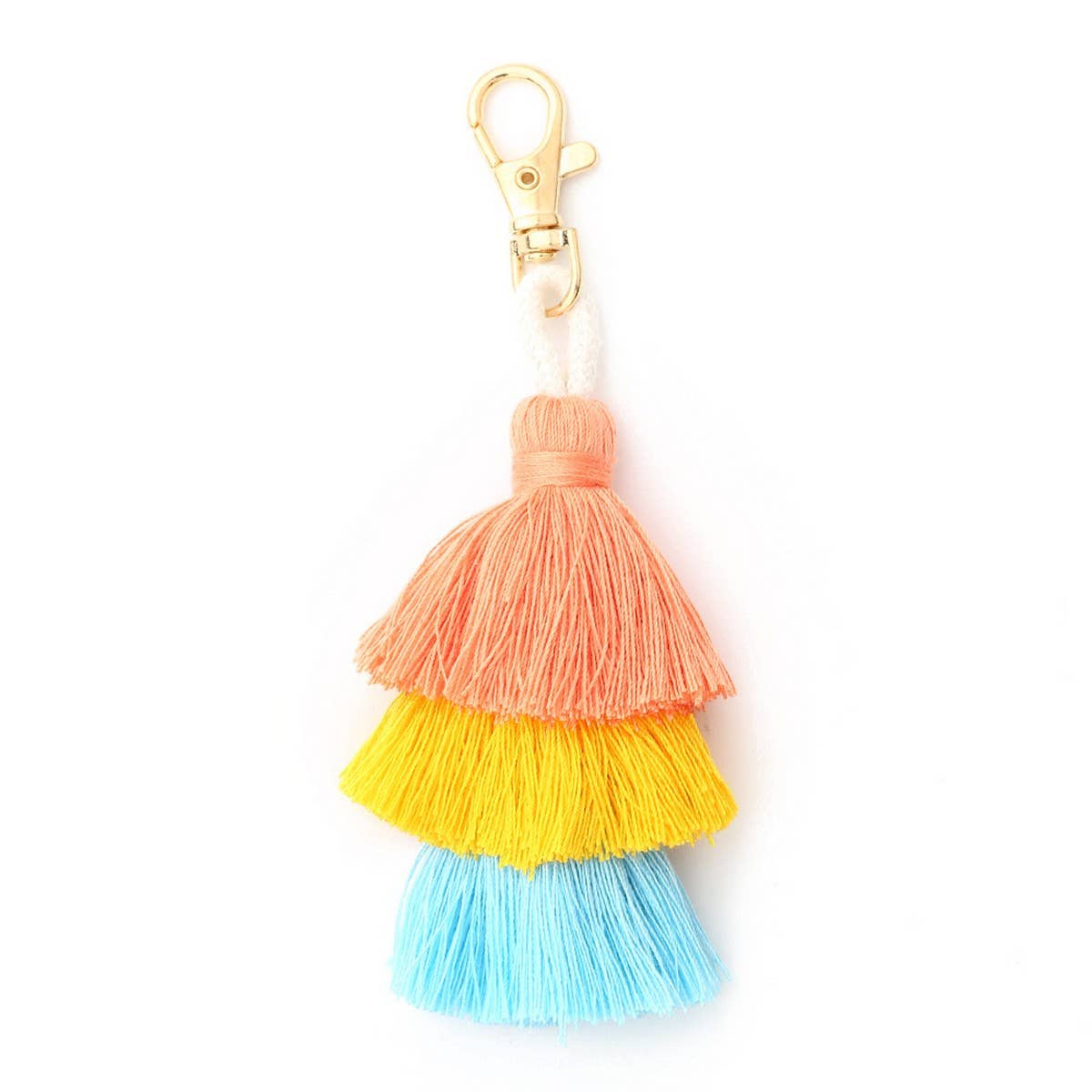 Bohemian Handmade Multi-Layer Tassel Keychain_CWAB5022