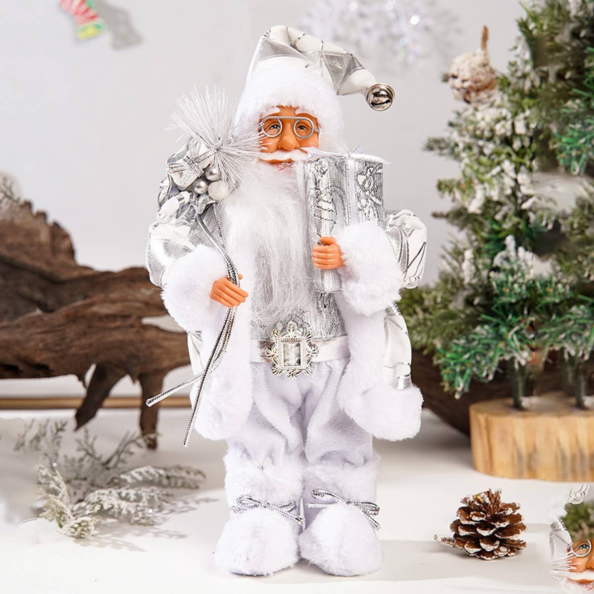 12-INCH STANDING SANTA CLAUS DECORATIVE FIGURE_CWMM2767