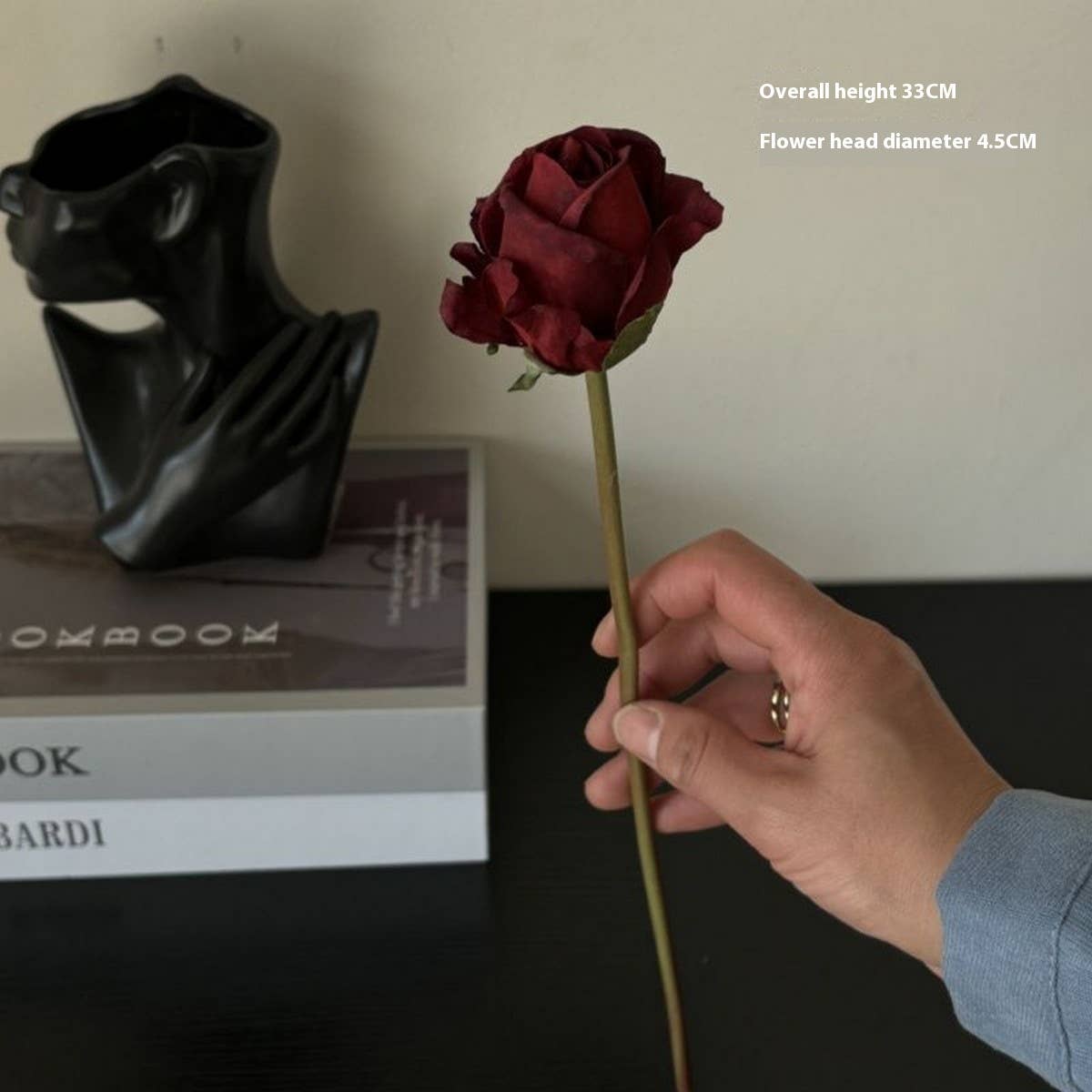 Burnt Edge Angora Rose for Home & Photo Decor_CWMM6571