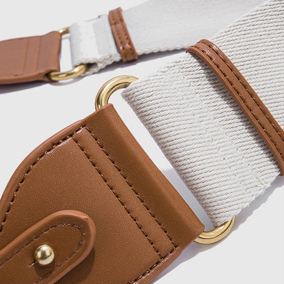 POPULAR WIDE SHOULDER STRAP SADDLE BAG FOR WOMEN_CWAB3421