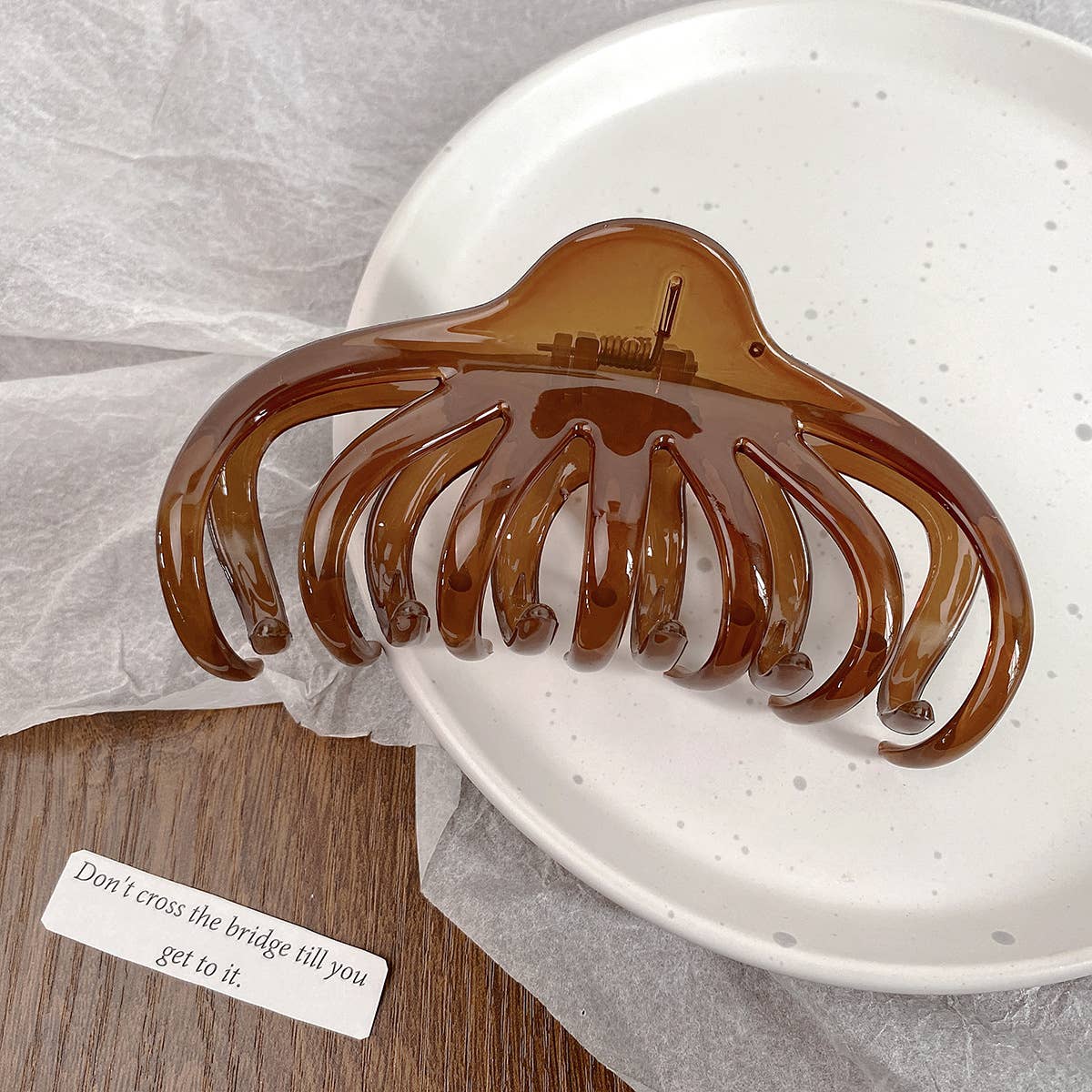 Super-large transparent acetic octopus gripper