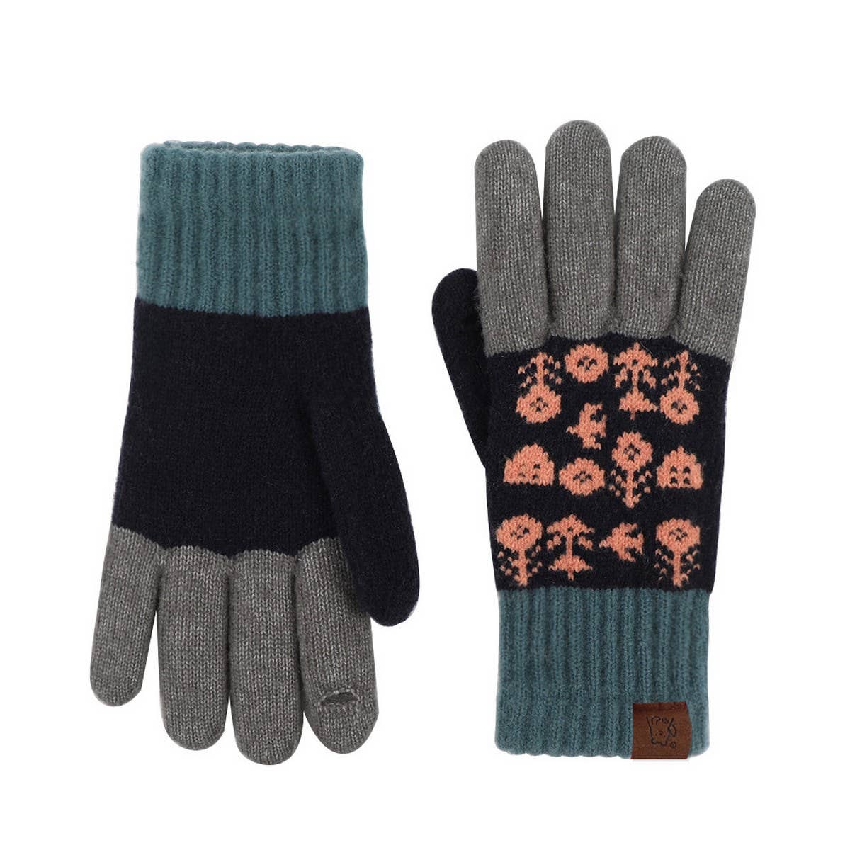 Self-Heating Knit Gloves ? Cute & Warm Design_CWAG0373