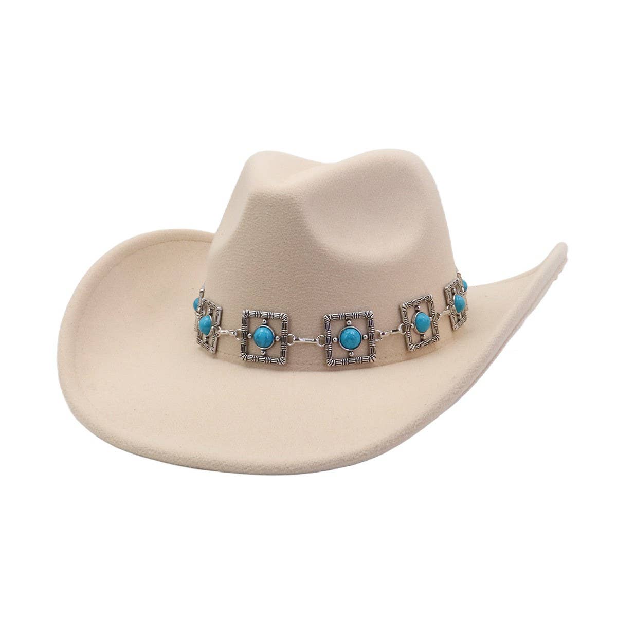 Unisex  Cowboy Fedora Hat Ethnic Style_CWAH04445