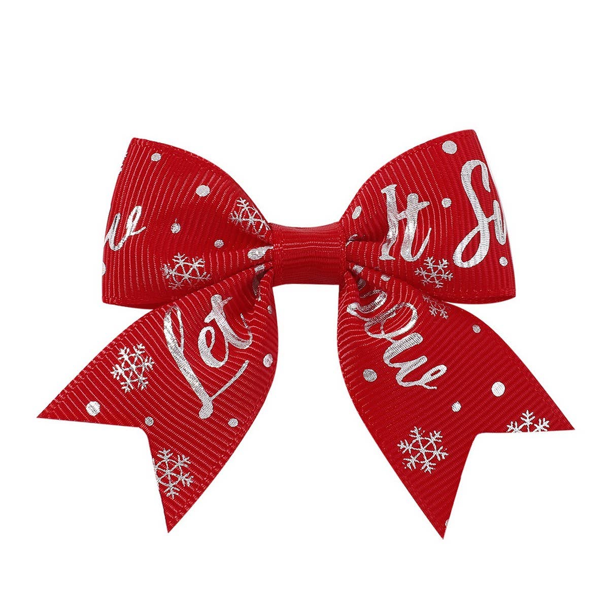 Girls¡¯ Xmas Hair Clip with Reindeer & Snow