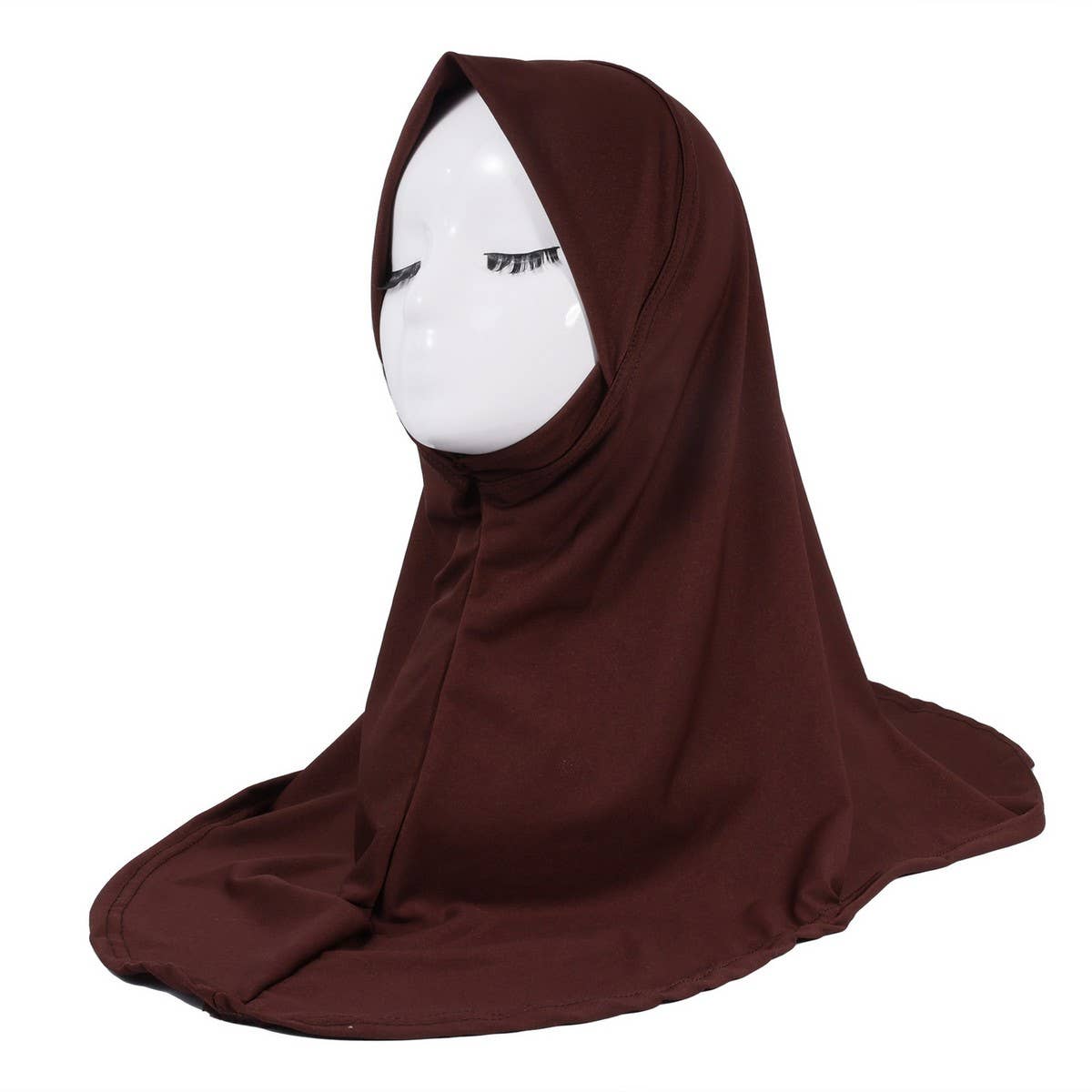 SOLID COLOR LOOSE PULLOVER ETHNIC HEADSCARF_CWASC2423