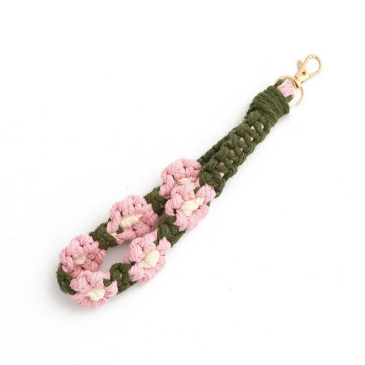 Dopamine Color Daisy Wrist Strap Keychain_CWAB5080