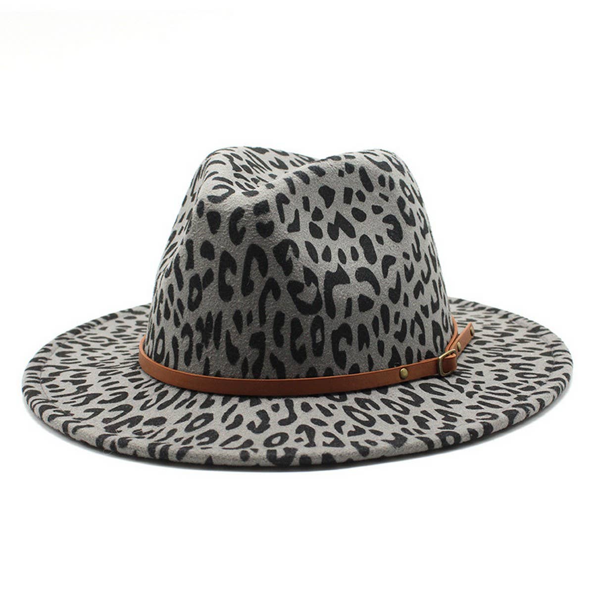 JAZZ HAT FASHION ALL-MATCH WOOLEN HAT WIDE BRIM HAT_CWAH2607