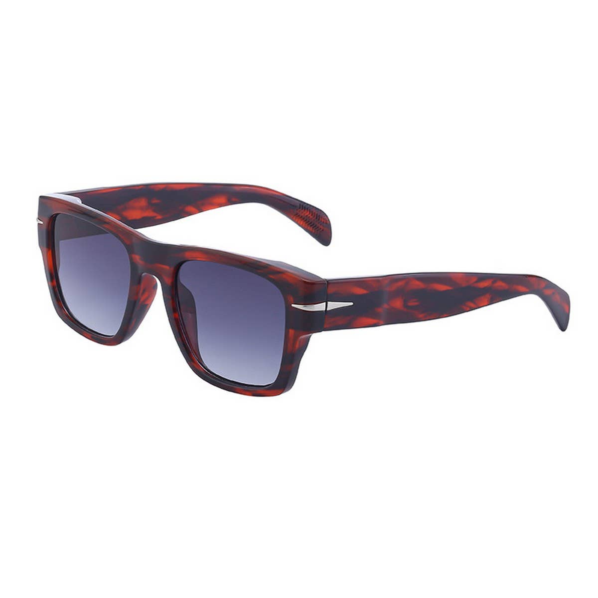 RETRO SUNGLASSES FASHION SQUARE FRAME SUNGLASSES