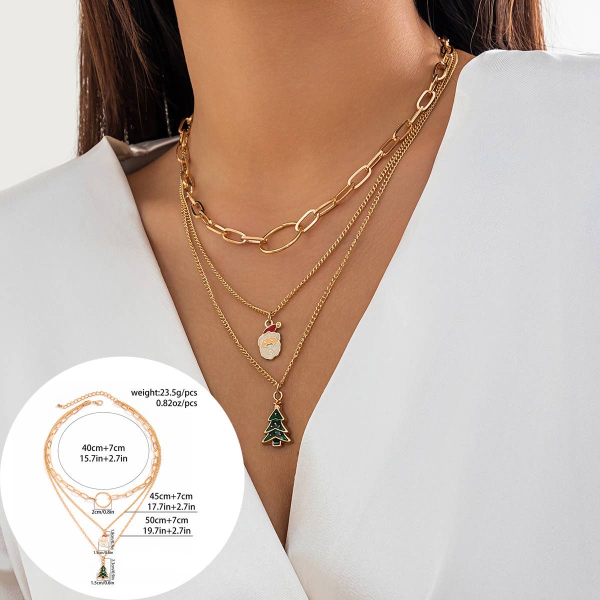 SIMPLE CUTEANDCREATIVEMULTI-ELEMENT NECKLACE_CWAJE1487