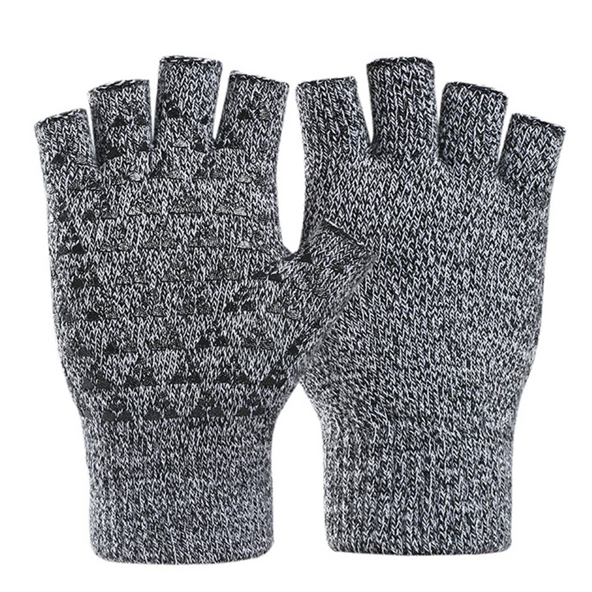 Unisex Fingerless Knit Gloves for Winter Typing_CWAG0525
