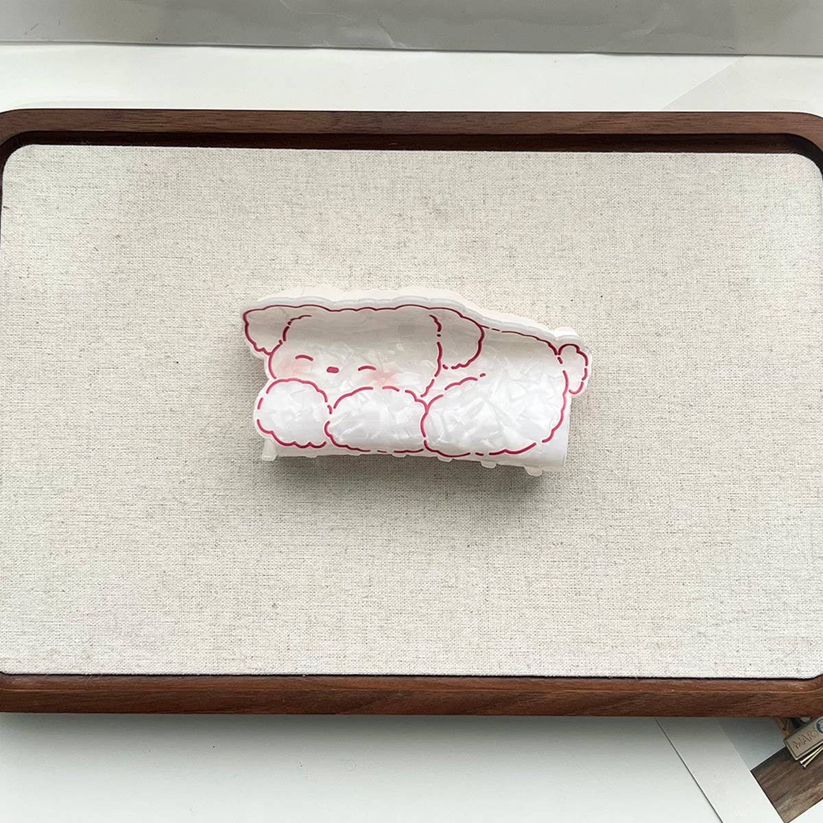 Cute Dinosaur & Pet Hair Claw, Acrylic Animal Clip