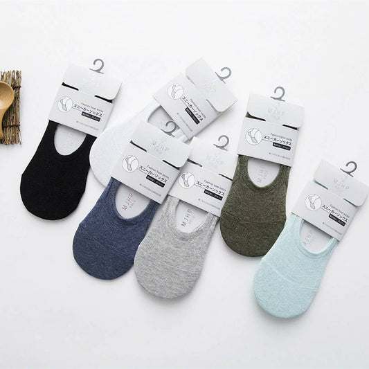 SHALLOW MOUTH INVISIBLE SOLID COLOR SOCKS
