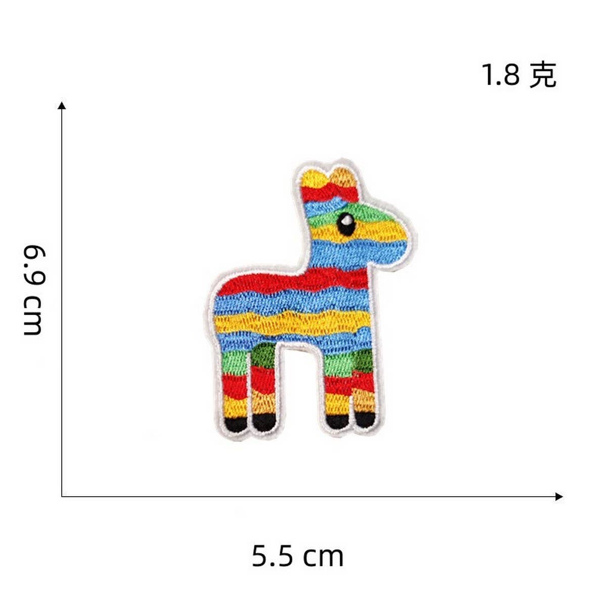 COLORFUL CARTOON CREATIVE EMBROIDERY PATCH