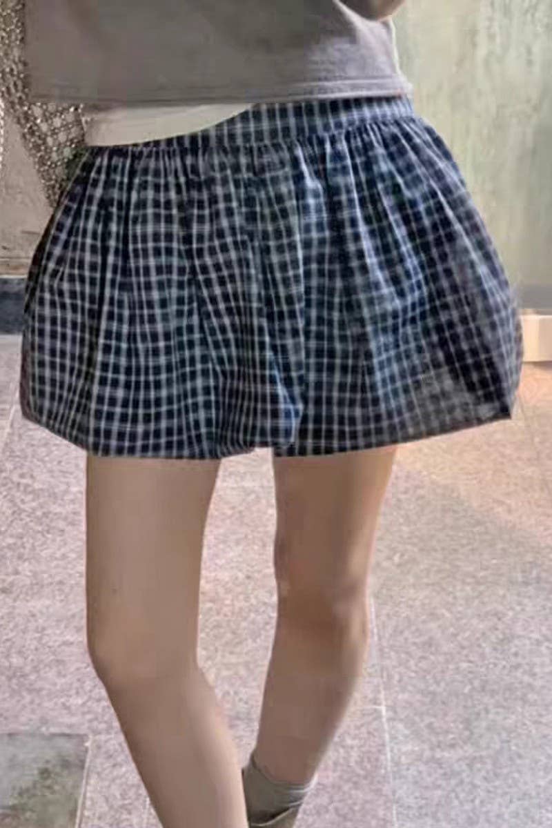 CWBSS0336_SOLID COLOR TEMPERAMENT SHORT TUTU SKIRT