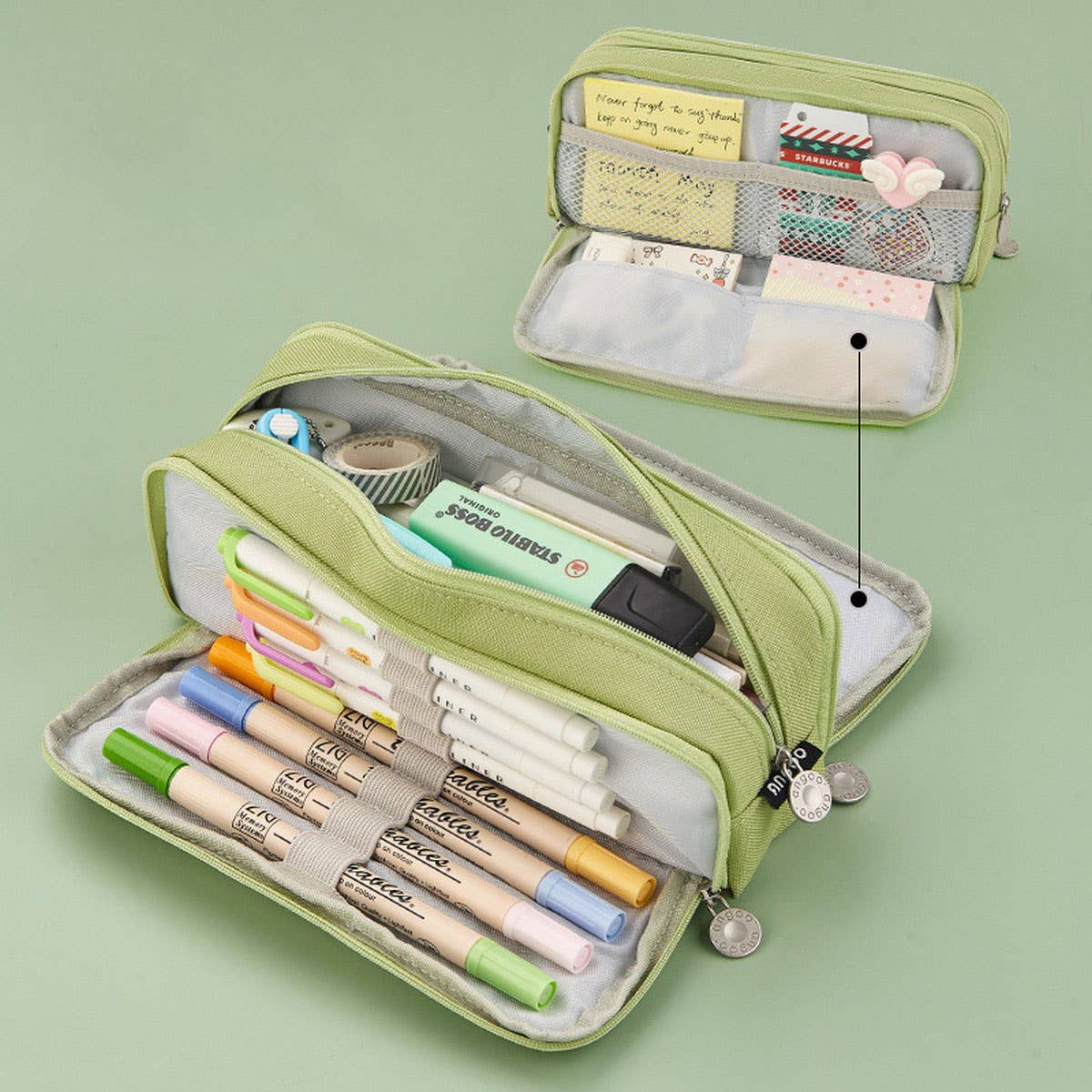 DOUBLE LAYER MULTIFUNCTIONAL PENCIL CASE