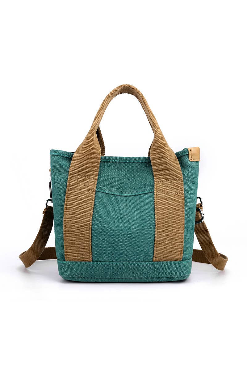 HANDLE LINE CANVAS CROSS BODY BAG_CUAB0101