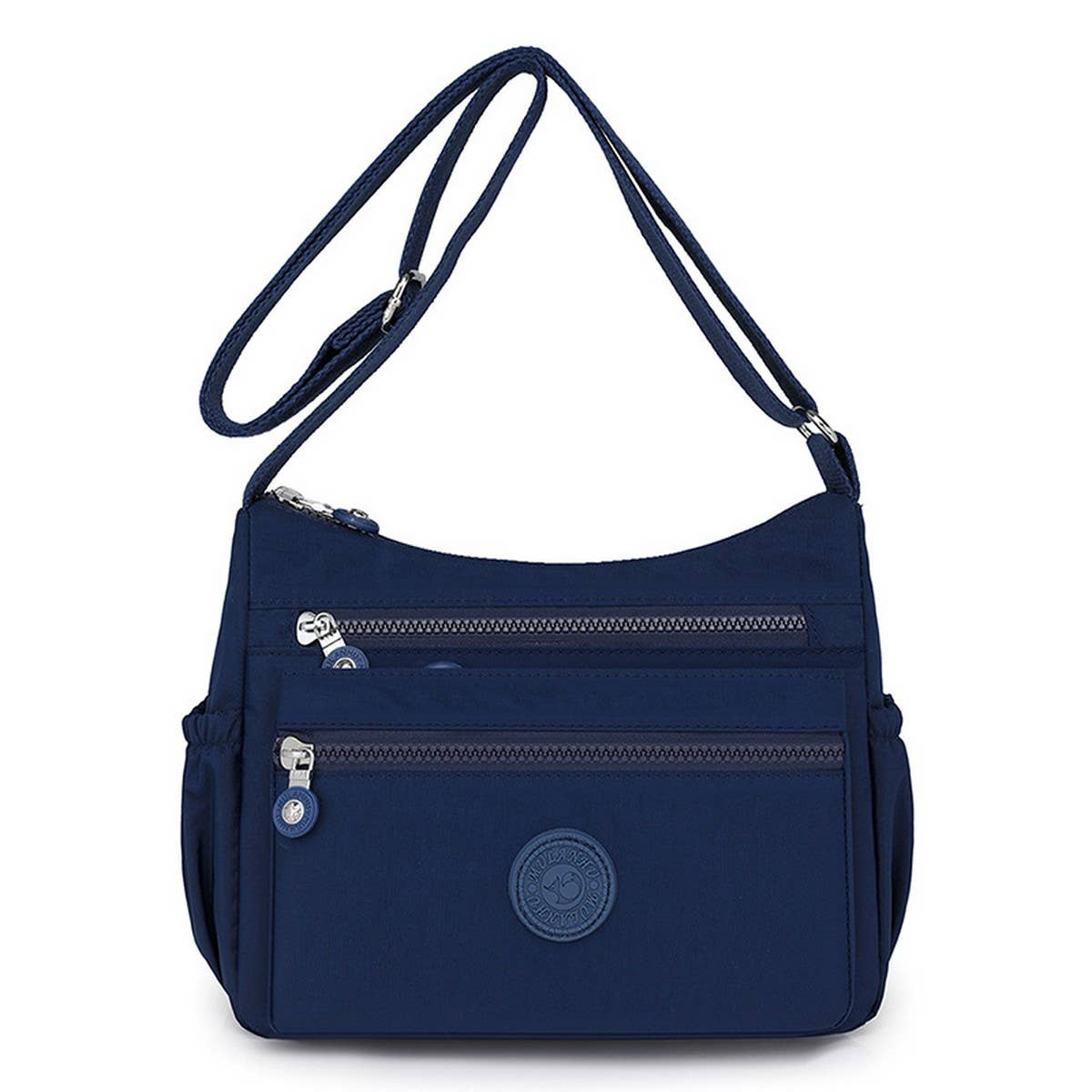 LIGHTWEIGHT NYLON MULTI-LAYER SHOULDER BAG