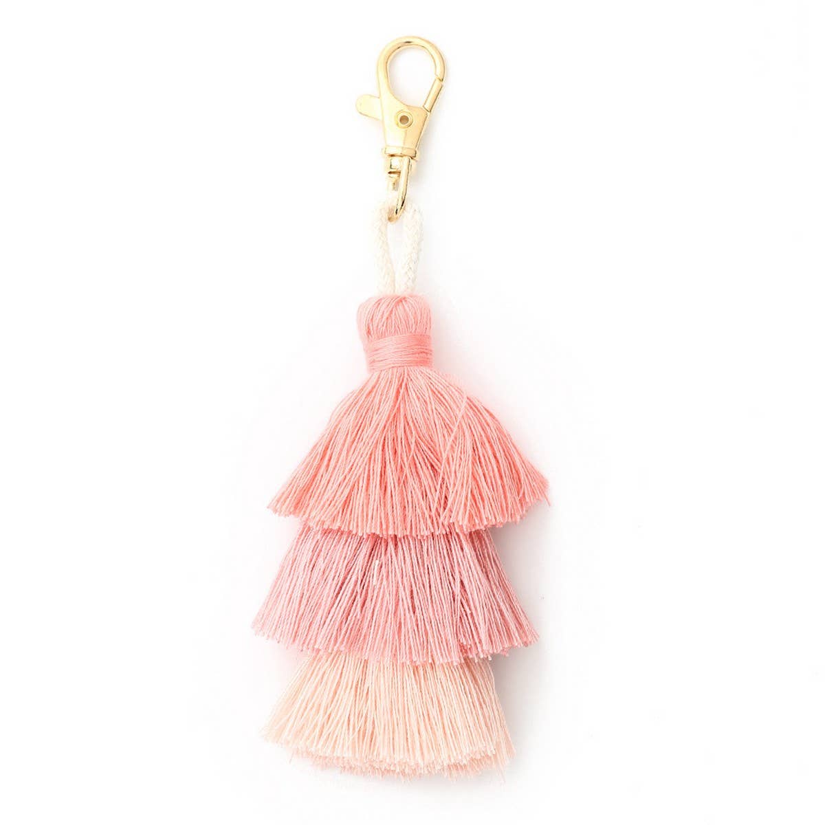 Bohemian Handmade Multi-Layer Tassel Keychain_CWAB5022