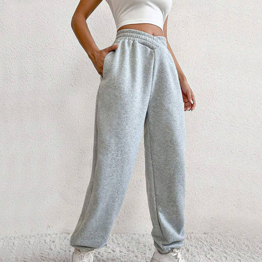 HIGH-WAISTED FLEECE V-WAIST ATHLEISURE LEGGINGS