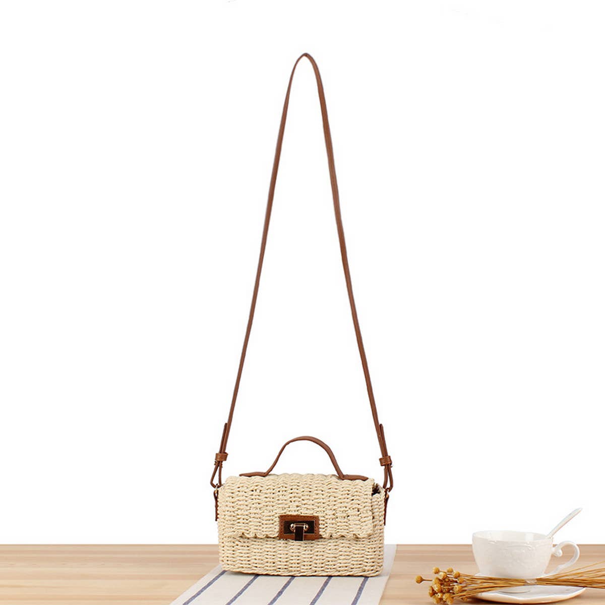 RETRO CROSSBODY TRAVEL WOVEN HANDBAG_CWAB2095