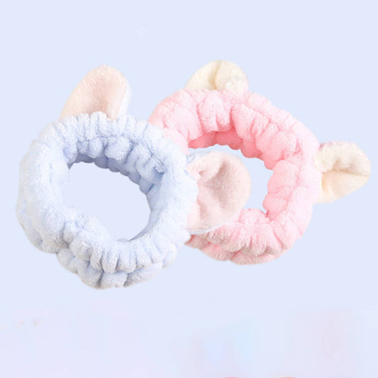 NEW CAT EARS FACE WASH HEADBAND