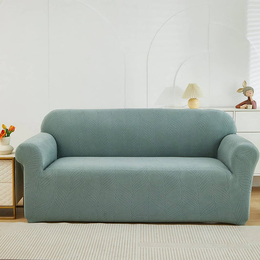 Thick Jacquard Velvet Sofa Cover, Stretch Fit