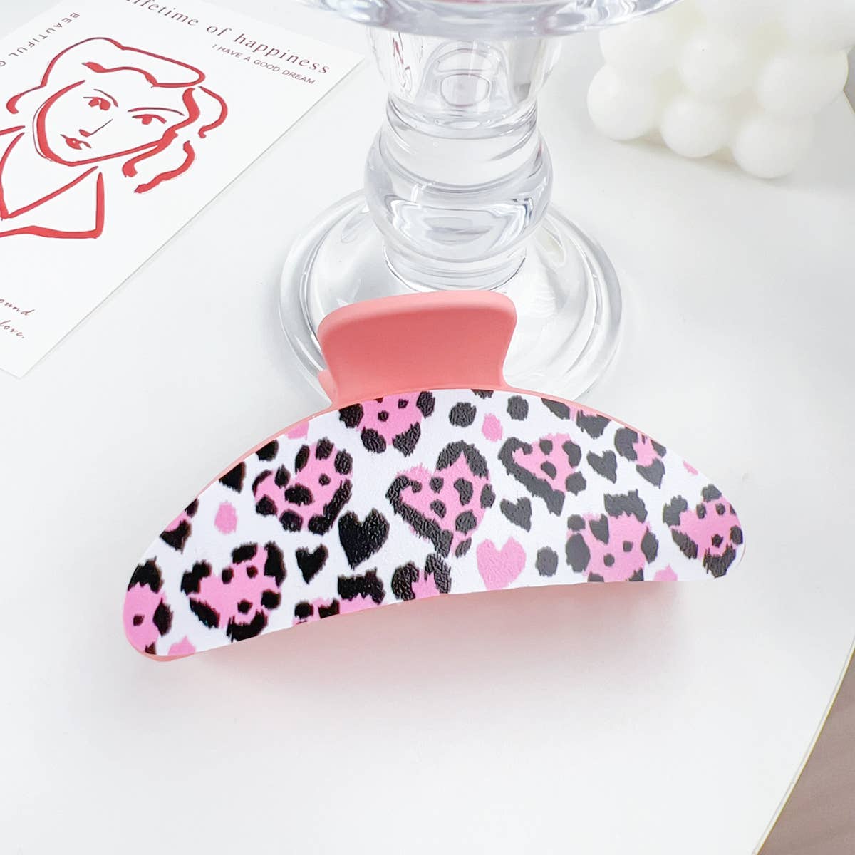 Romantic love plastic hairpins Valentine's Day