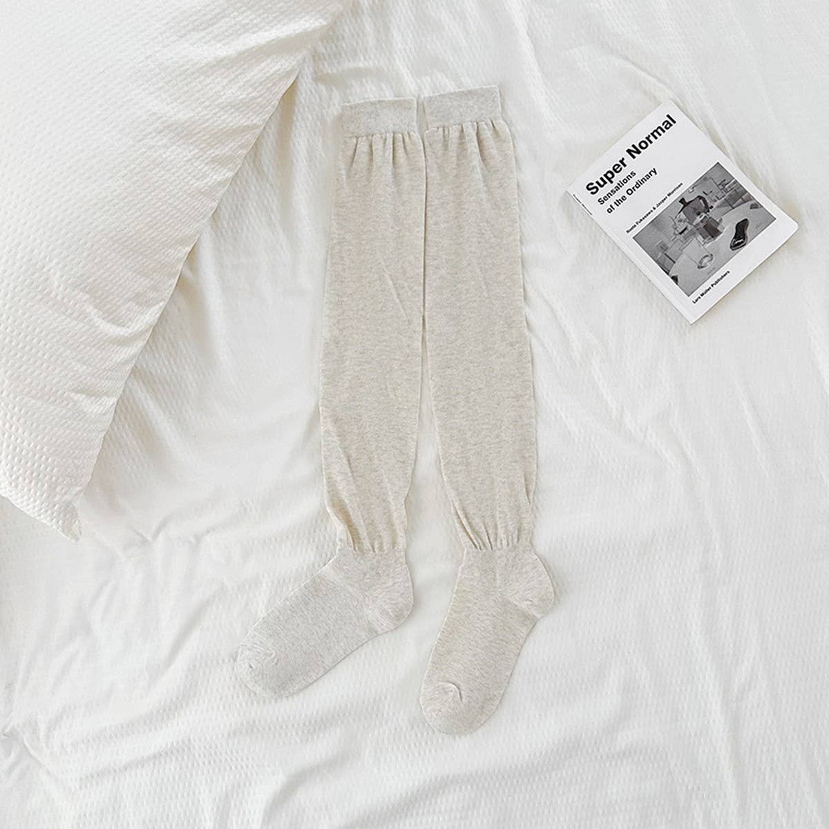 CWMS02749_OVER KNEE THIGH HIGH SOCKS WOMEN BOOTS STOCKINGS