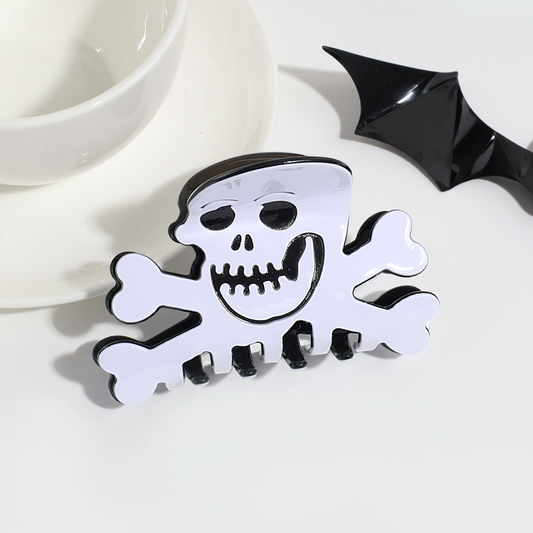 Halloween Acetate Hair Claw ? Witch & Bat Design